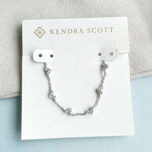 Haven Heart - Kendra Scott Silver White Crystal Chain Bracelet